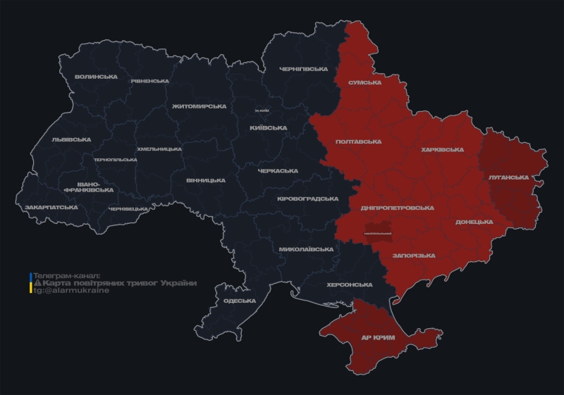 Понеділок 1 липня: у Дніпрі опівночі під час ракетної атаки на місто пролунали вибухи