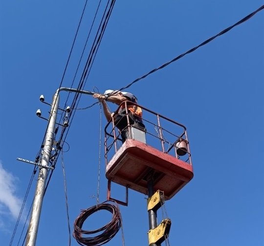 У Ніжині продовжується реконструкція ліній вуличного освітлення