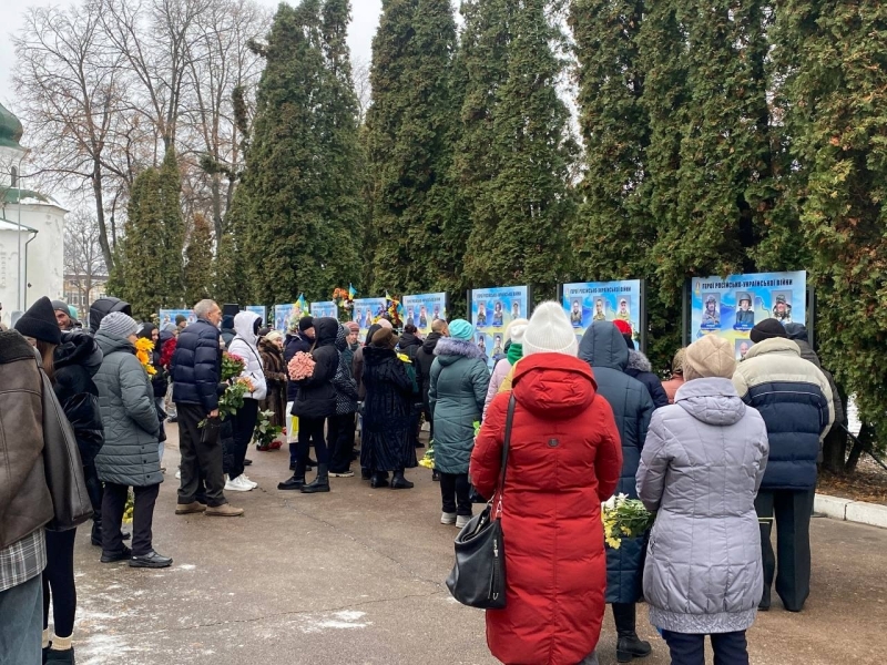 У Ніжині відкрили три стенди пам'яті загиблим захисникам